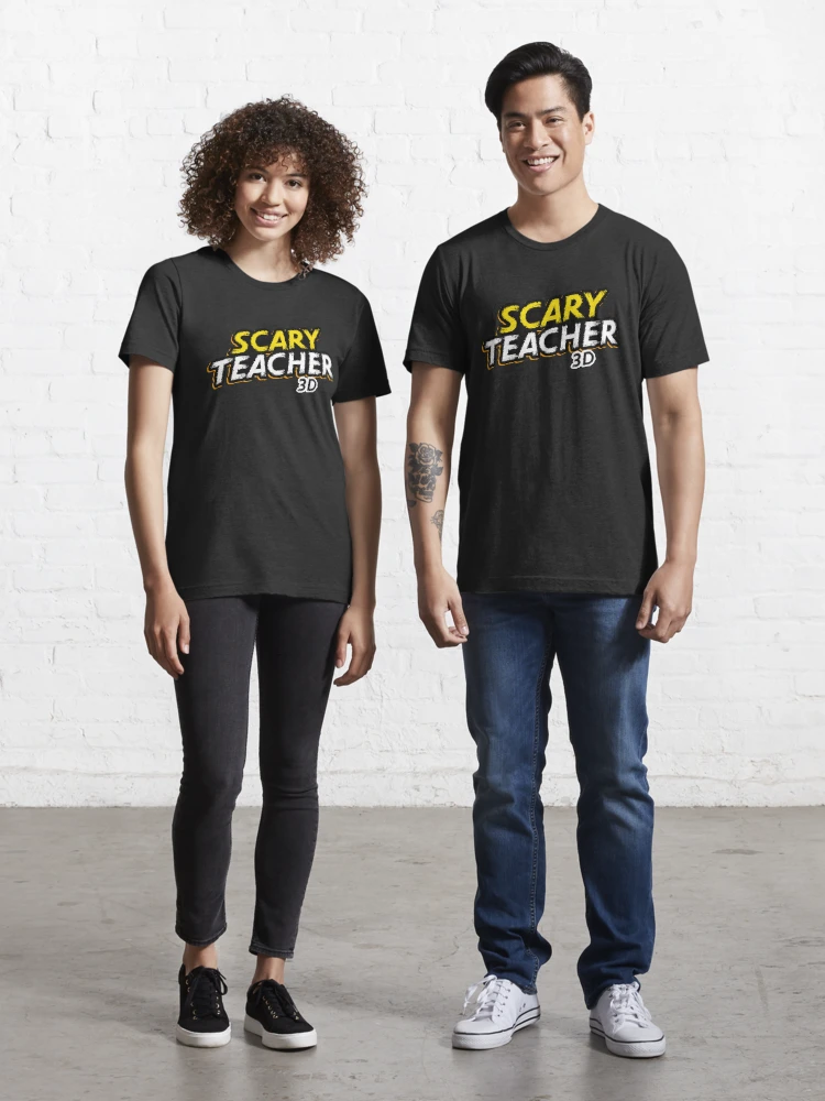 Scary Teacher Halloween T-Shirt – Black-ASF Clothing