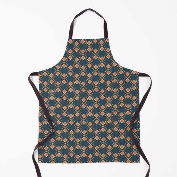 Item preview, Geometric design with diamonds and curved lines on a dark blue background designed and sold by JohnyDas.