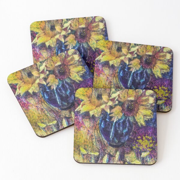 Item preview, Sunflower in a Vase Abstract designed and sold by gossamerthread.