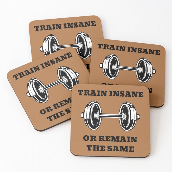 Item preview, Train Insane Or Remain The Same Dumbbell designed and sold by Pawn Shop JB.