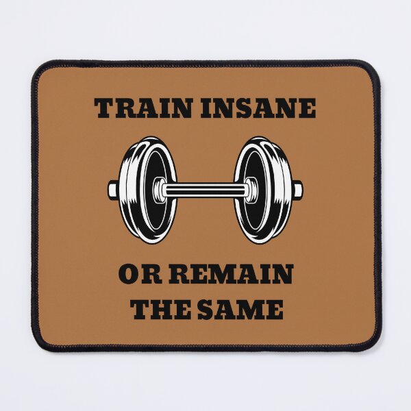 Item preview, Train Insane Or Remain The Same Dumbbell designed and sold by Pawn Shop JB.