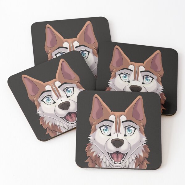 Item preview, Shocked Surprised Expression Red Husky Dog designed and sold by Bamsdrawz.