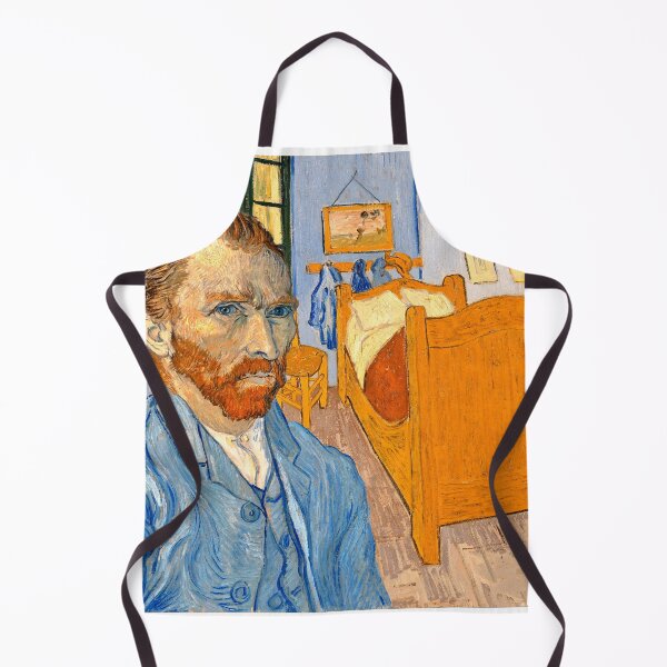 Item preview, The self-portrait of Vincent van Gogh in front of the Bedroom in Arles - digital recreation designed and sold by NickoPrints.