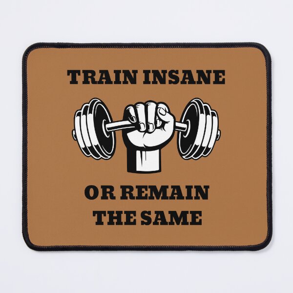 Item preview, Train Insane Or Remain The Same Dumbbell designed and sold by Pawn Shop JB.