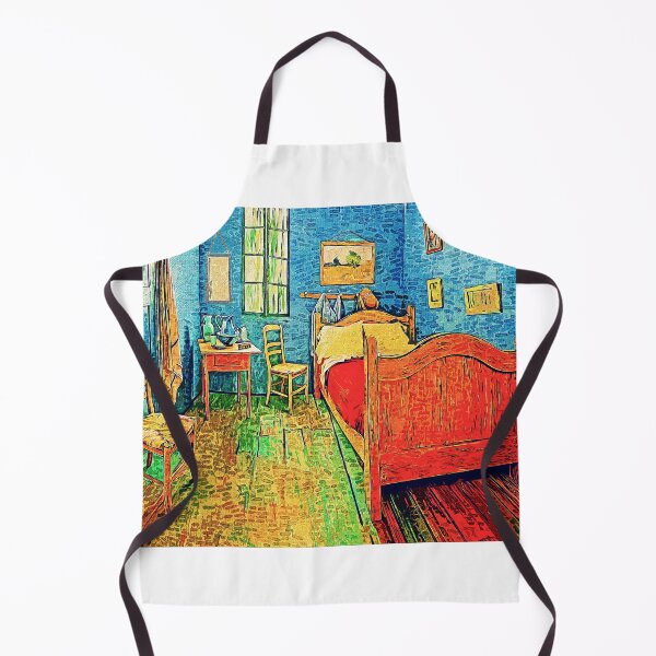 Item preview, Van Goghs Bedroom in Arles - digital painting with impressionist effect designed and sold by NickoPrints.