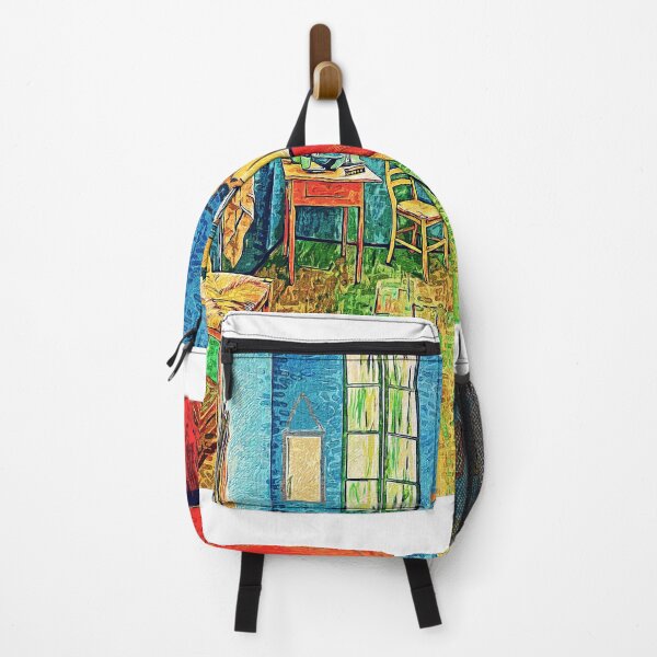 Item preview, Van Goghs Bedroom in Arles - digital painting with impressionist effect designed and sold by NickoPrints.