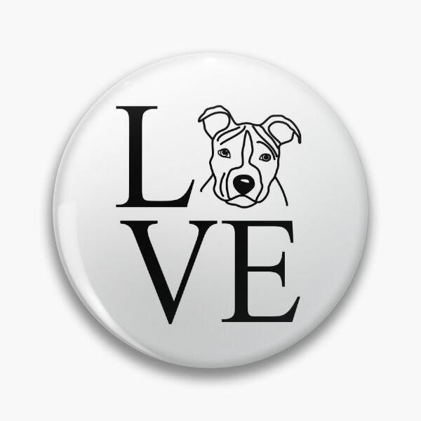 Item preview, love love american staffordshire terrier designed and sold by dog-shirt.