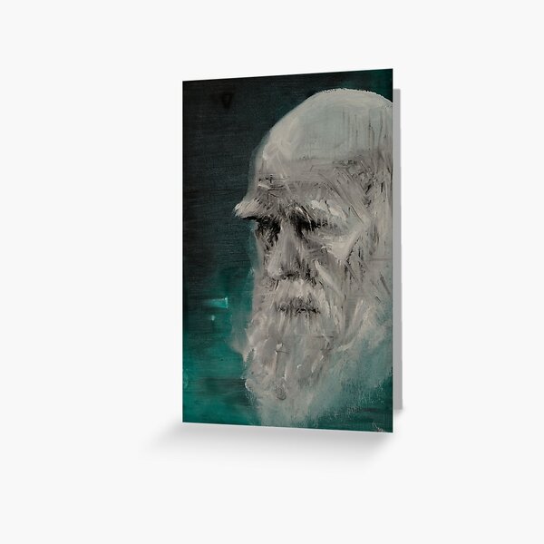 Charles Darwin, fine art portrait Greeting Card