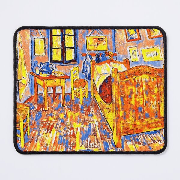 Item preview, The Bedroom in Arles by van Gogh - colorful digital recreation designed and sold by NickoPrints.