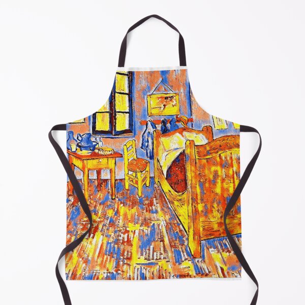 Item preview, The Bedroom in Arles by van Gogh - colorful digital recreation designed and sold by NickoPrints.