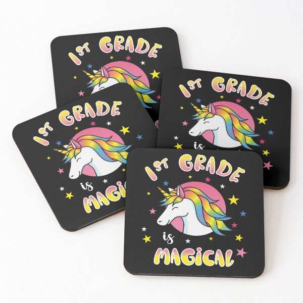 Item preview, First Grade Is Magical Unicorn designed and sold by Betsytiptoe.