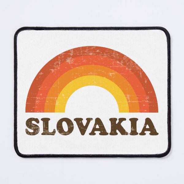 Item preview, Slovakia Vacation Souvenir Retro Rainbow designed and sold by Delightfully Cynical.