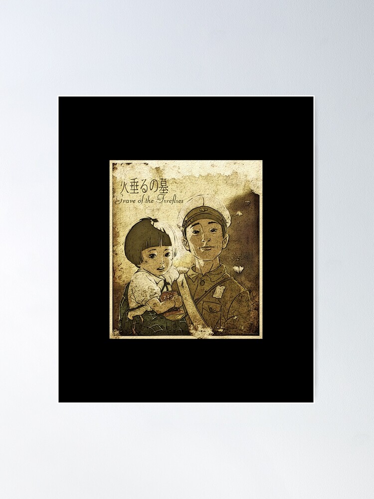 Grave Of The Fireflies - Studio Ghibli Japanaese Animated Movie Poster -  Posters by Studio Ghibli, Buy Posters, Frames, Canvas & Digital Art Prints