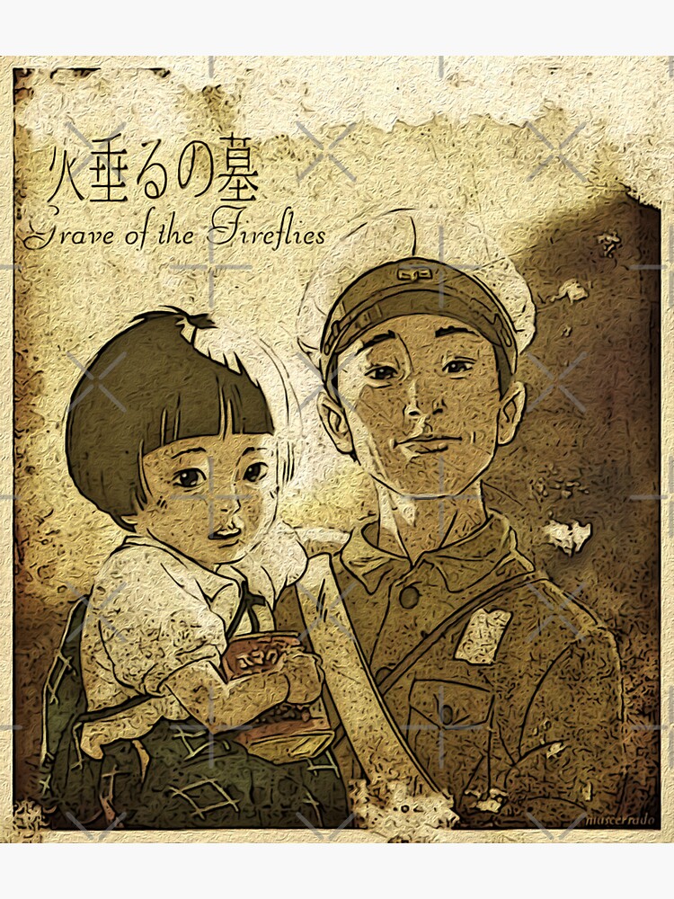 Grave of the Fireflies (Japanese) print by Vintage Entertainment