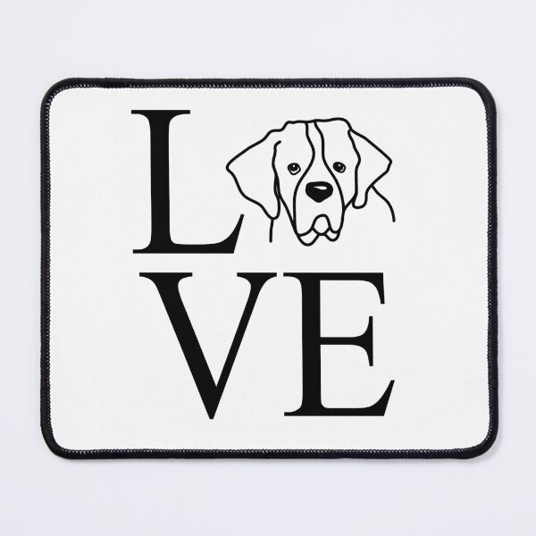 Item preview, love dear bernardines, saint bernhard designed and sold by dog-shirt.