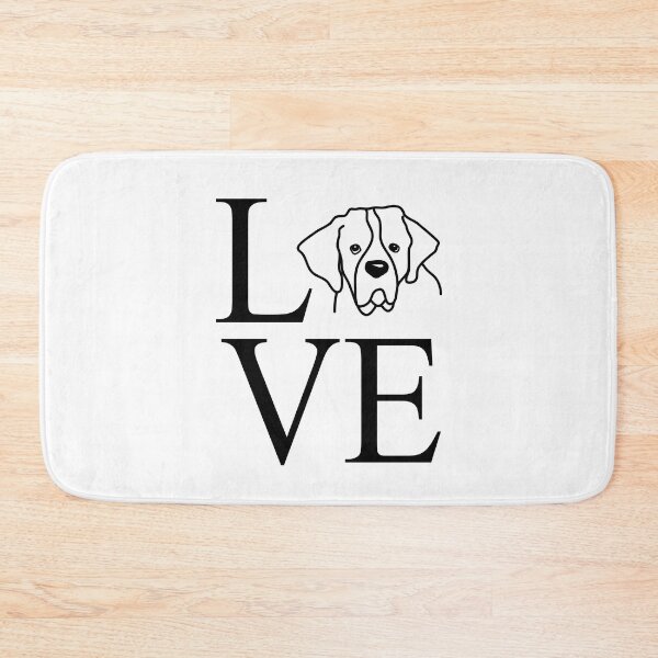 Item preview, love dear bernardines, saint bernhard designed and sold by dog-shirt.