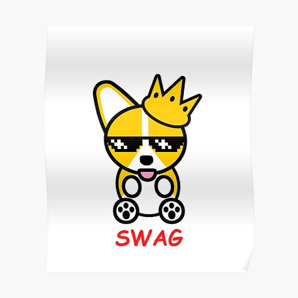 Meme Swag Posters Redbubble - doge swag roblox