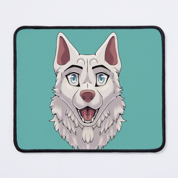 Item preview, Shocked Surprised Expression White Husky Dog designed and sold by Bamsdrawz.