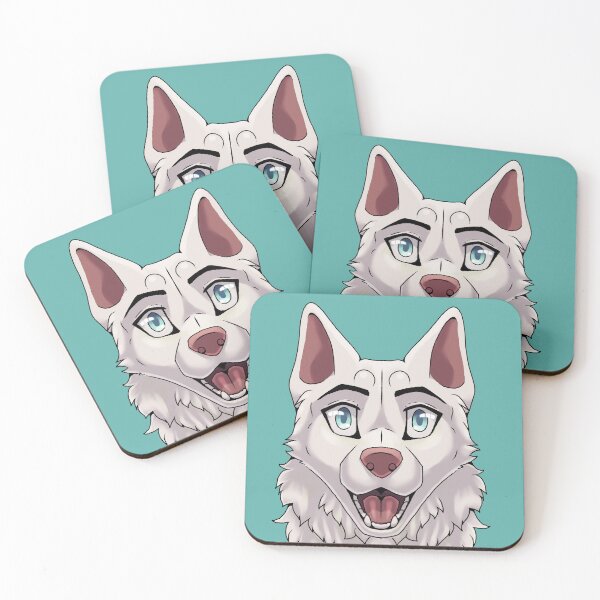Item preview, Shocked Surprised Expression White Husky Dog designed and sold by Bamsdrawz.