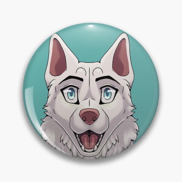 Item preview, Shocked Surprised Expression White Husky Dog designed and sold by Bamsdrawz.