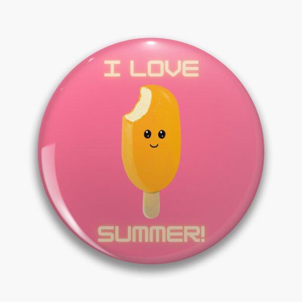 Item preview, I Love Summer! ice lolly, pink.  designed and sold by Bumpulous.
