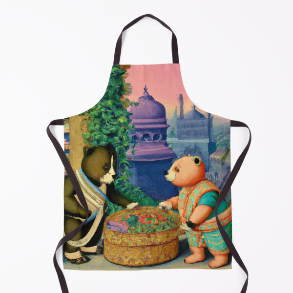 Item preview, Teddy Bears Shopping for Groceries in India designed and sold by Parag's Travel Shop.
