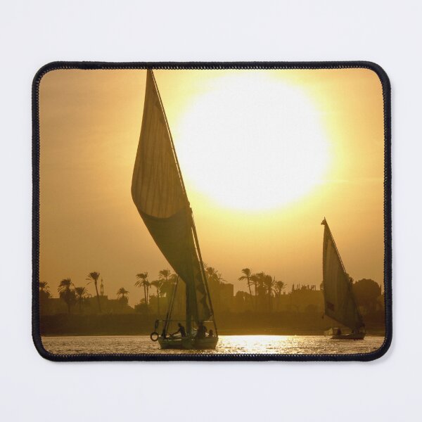 Item preview, Feluccas sailing on the Nile river, Egypt designed and sold by bookofwandering.
