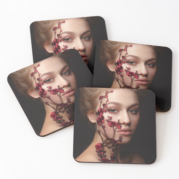 Item preview, Young woman with flower makeup designed and sold by FacesStudioUA.