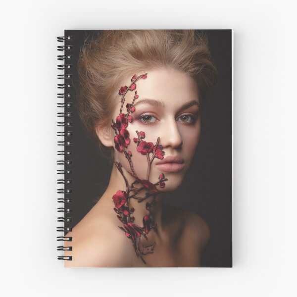 Item preview, mujer joven, con, flor, maquillaje designed and sold by FacesStudioUA.