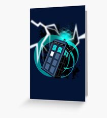 TIME MACHINE Greeting Card