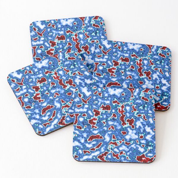 Item preview, Funky Neon Blues n Reds designed and sold by caffin8ed.