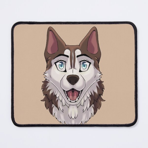 Item preview, Shocked Surprised Expression Brown Husky Dog designed and sold by Bamsdrawz.