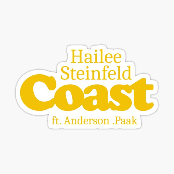 Hailee Steinfeld Coast Anderson Paak Sticker