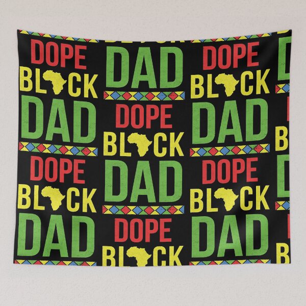 Item preview, Dope Black Dad Black Power African American Fathers Day Distressed Gift  designed and sold by ManuelCai10045.