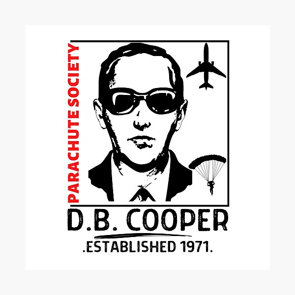 Item preview, Db Cooper parachute society  designed and sold by THE MID.