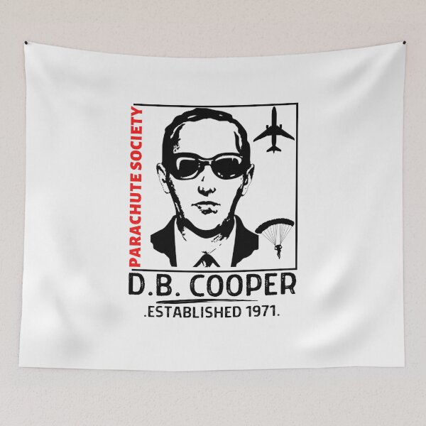 Item preview, Db Cooper parachute society  designed and sold by THE MID.