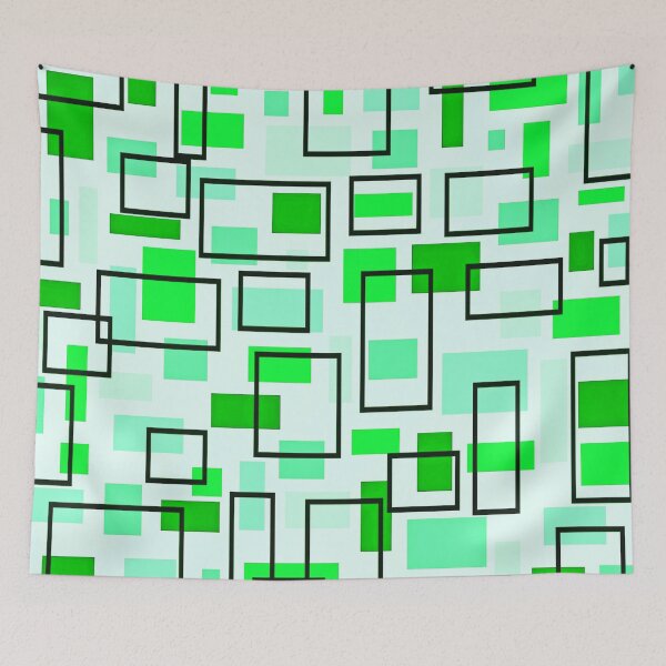 Item preview, Retro Inspired Rectangles designed and sold by TotallyRetroArt.