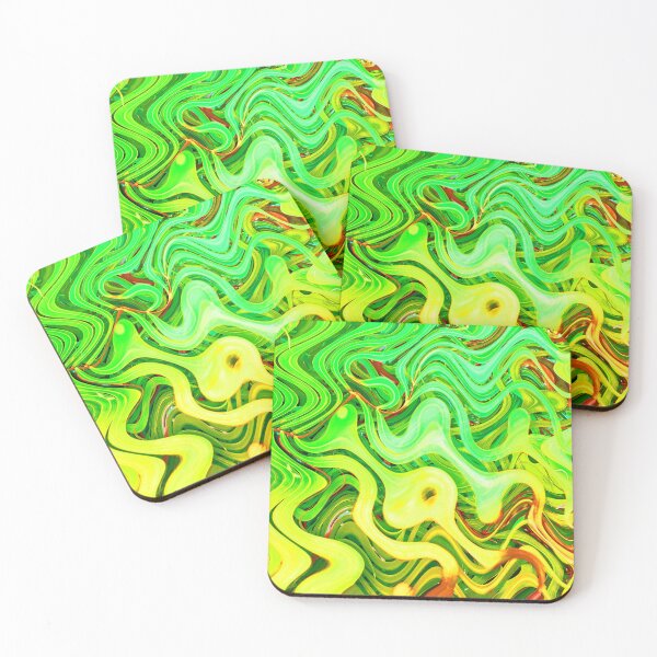 Item preview, Hippie Style Tropical Colors Abstract Botanical Fruity Lemon and Lime Shades 1 of 4 designed and sold by Beachy.