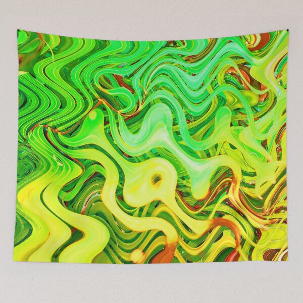 Item preview, Hippie Style Tropical Colors Abstract Botanical Fruity Lemon and Lime Shades 1 of 4 designed and sold by Beachy.