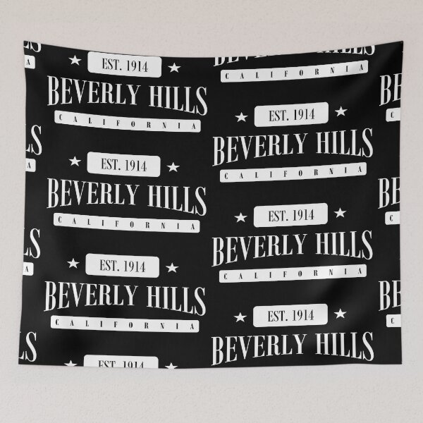 Item preview, Beverly Hills Est. 1914 (Standard White) designed and sold by The Street Sign Store.