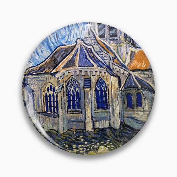Item preview, The Church at Auvers on a Starry Night - digital recreation designed and sold by NickoPrints.