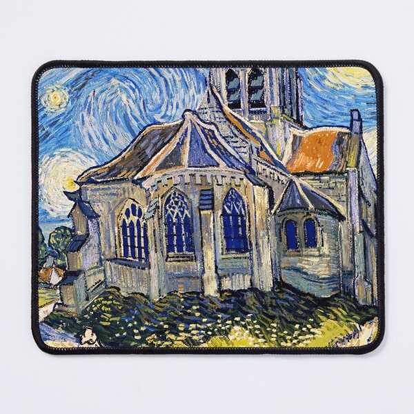 Item preview, The Church at Auvers on a Starry Night - digital recreation designed and sold by NickoPrints.