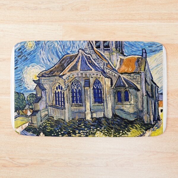 Item preview, The Church at Auvers on a Starry Night - digital recreation designed and sold by NickoPrints.