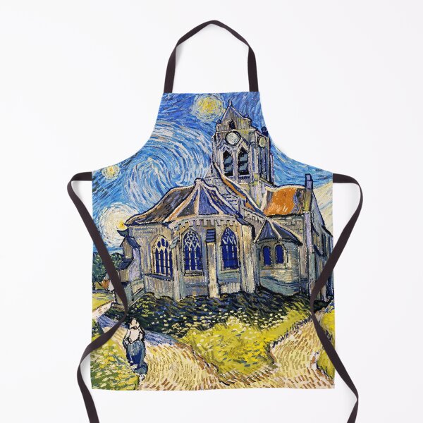 Item preview, The Church at Auvers on a Starry Night - digital recreation designed and sold by NickoPrints.