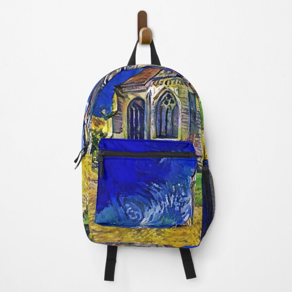 Item preview, Eglise Notre-Dame-de-l'Assomption d'Auvers-sur-Oise - digital painting in the style of van Gogh designed and sold by NickoPrints.