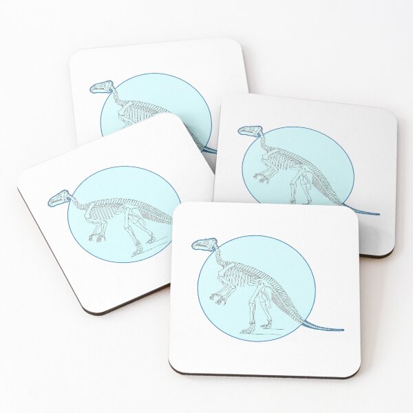Item preview, Iguanodon Dinosaur Skeleton - Blue Dino designed and sold by AlanPhotoArt.