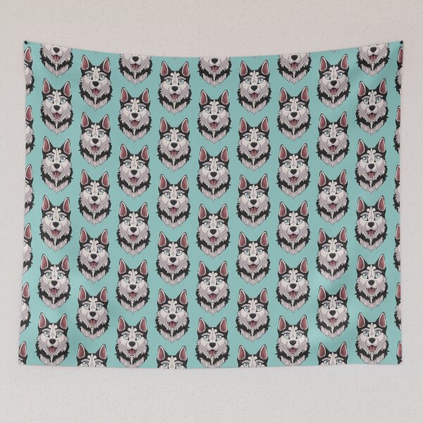 Item preview, Shocked Surprised Expression Black Husky Dog designed and sold by Bamsdrawz.