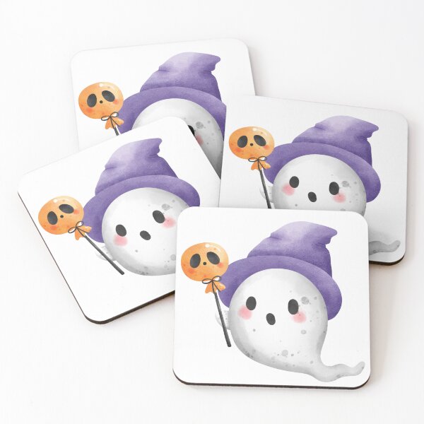 Item preview,   Cute ghost for Halloween 3 designed and sold by badgermark.