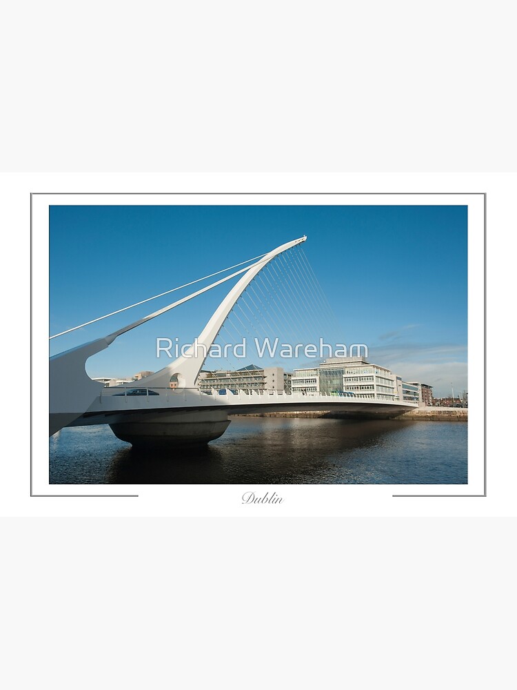 "Dublin Ireland Cablestayed Samuel Beckett Bridge across the River