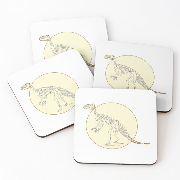 Item preview, Iguanodon Dinosaur Skeleton - Cool Yellow Dino designed and sold by AlanPhotoArt.